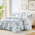 Azure Reef Duvet Set - Queen
