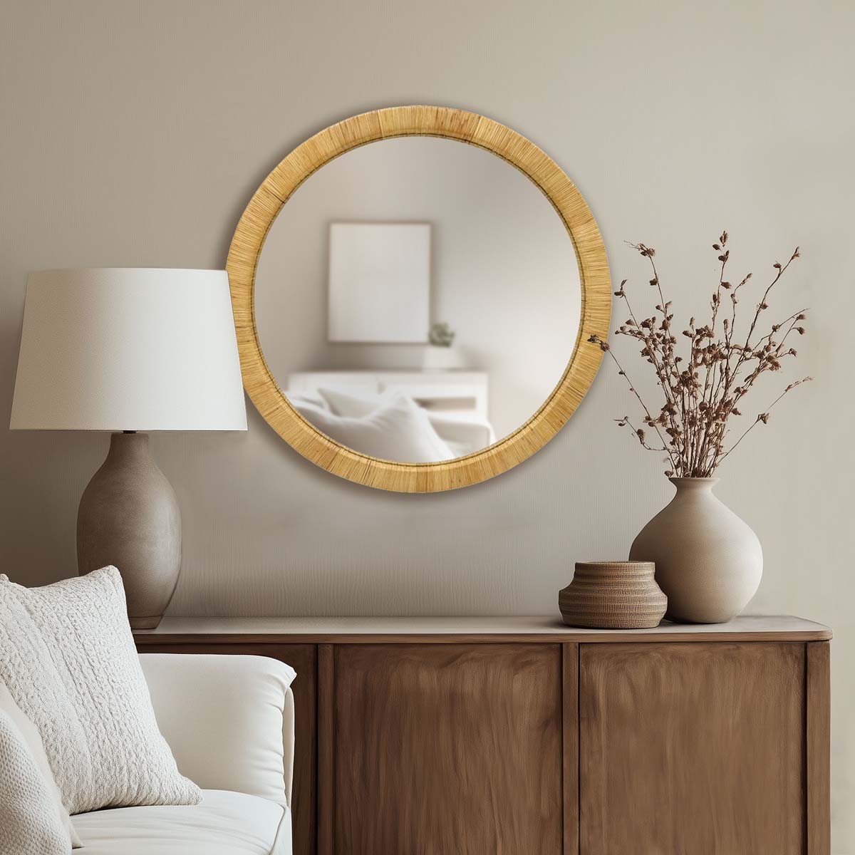 Driftwood Shores Mirror - Round