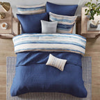 Seaside Dreams Blue 8 Piece Comforter Set - Full/Queen- SALE