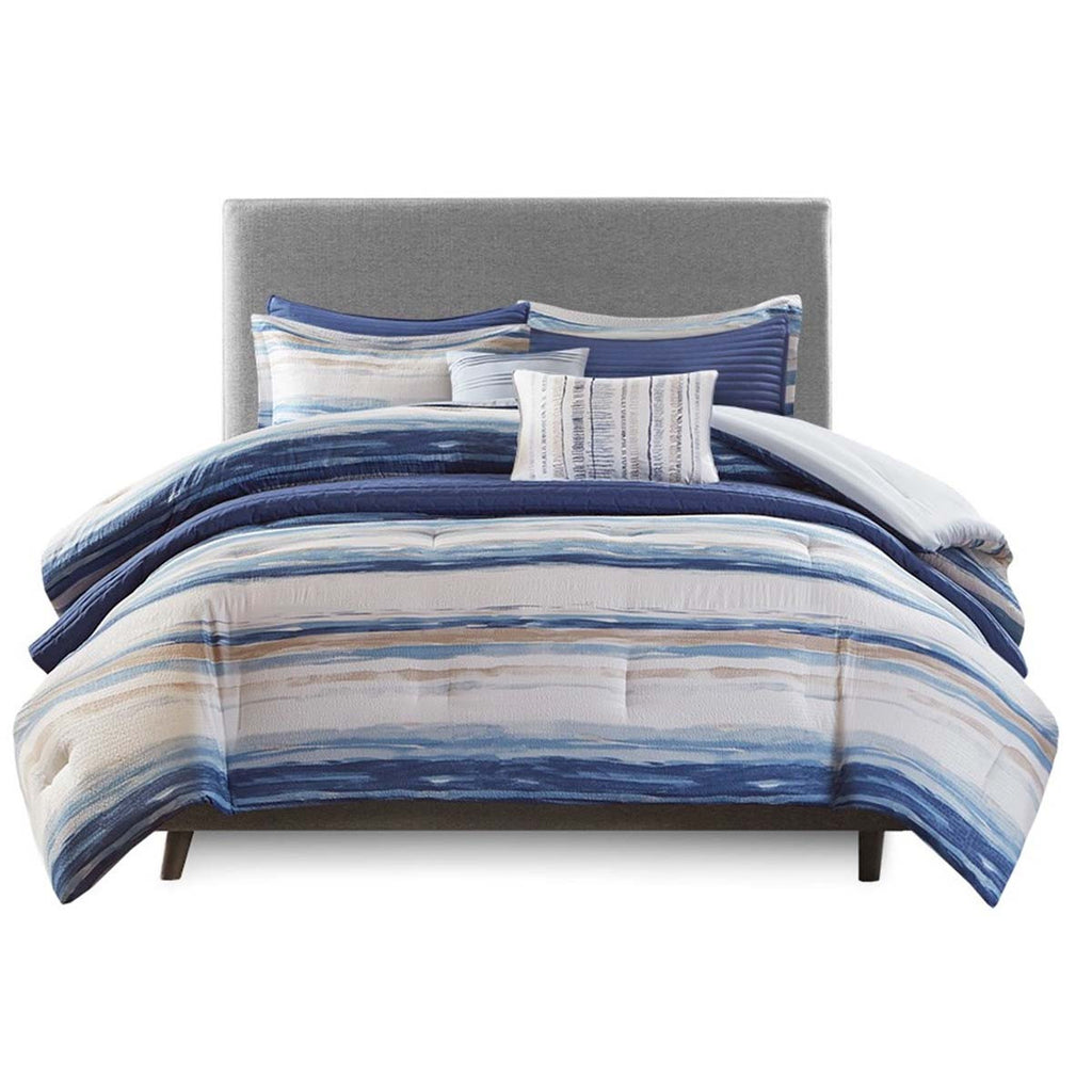 Seaside Dreams Blue 8 Piece Comforter Set - Full/Queen- SALE