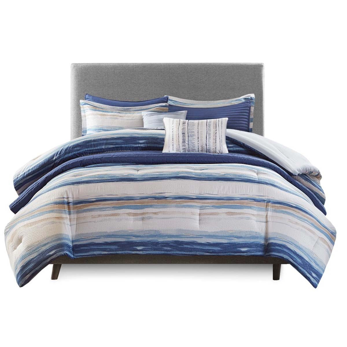 Seaside Dreams Blue 8 Piece Comforter Set - Full/Queen- SALE