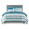 Seaside Dreams Aqua 8 Piece Comforter Set - Full/Queen - OVERSTOCK