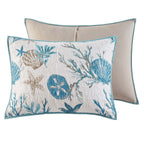 Coralscape Seashell Quilt Set - Full/Queen