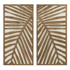 Palm Breeze Wood Wall Art - Set of 2