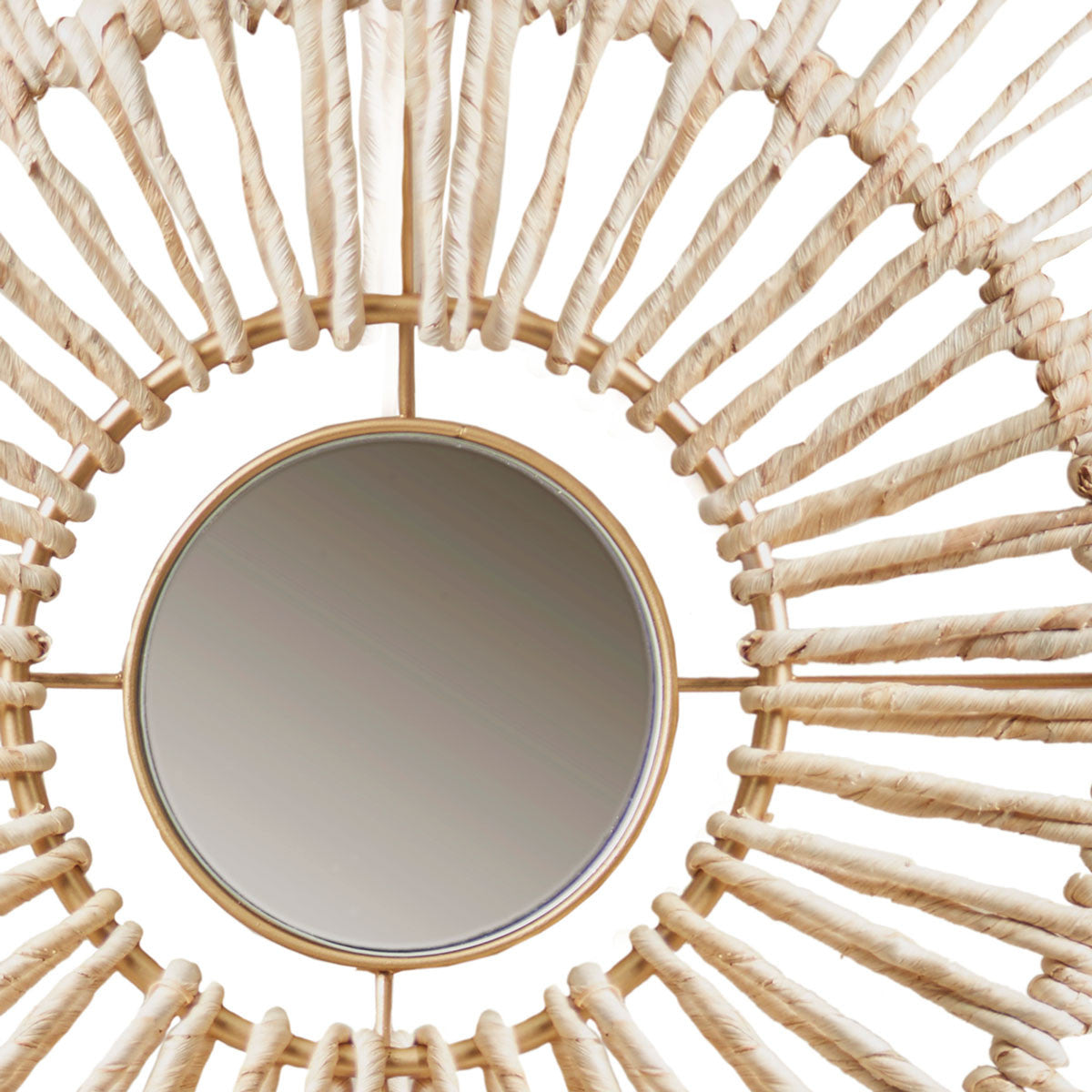Polynesia Natural Fiber Mirrors - Set of 3