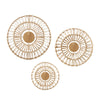 Polynesia Natural Fiber Mirrors - Set of 3
