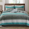 Aruba Ocean 8 Piece Quilt Set - King