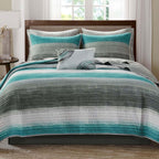 Aruba Ocean 8 Piece Quilt Set - King