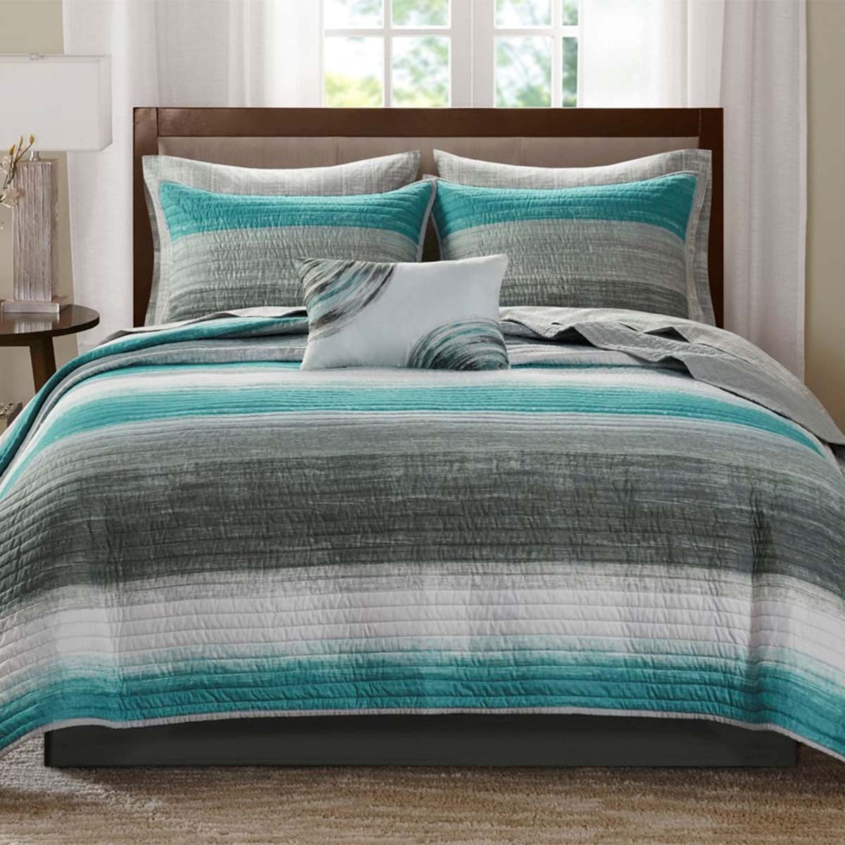 Aruba Ocean 8 Piece Quilt Set - King
