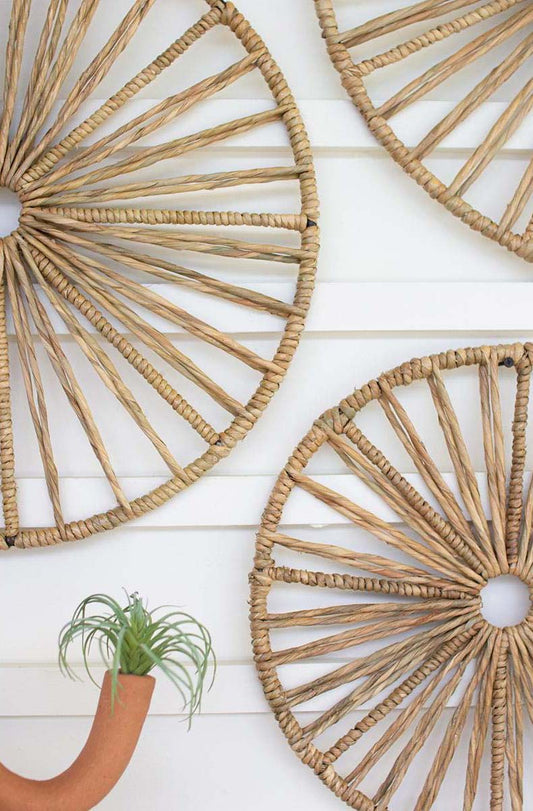 Seagrass Sunrise Wall Art - Set of 3
