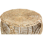 Palm Breeze Seagrass Side Table