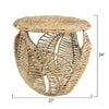 Palm Breeze Seagrass Side Table