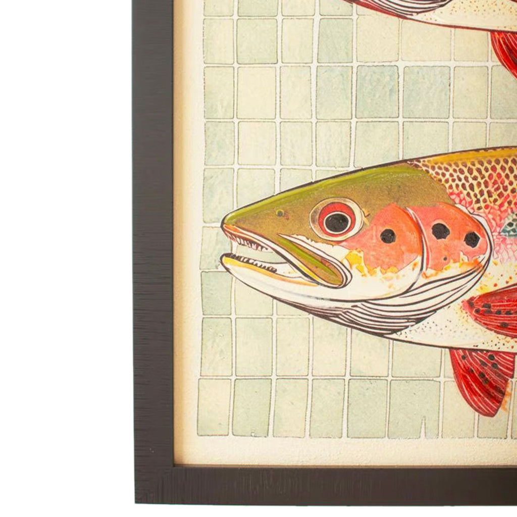 Sundown Fish Framed Wall Art