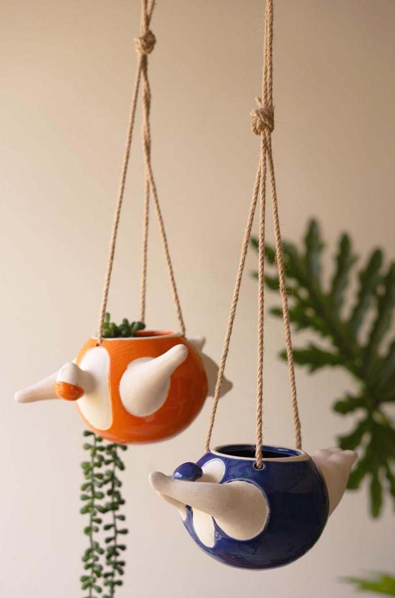 Floatie Friends Hanging Planters - Set of 2