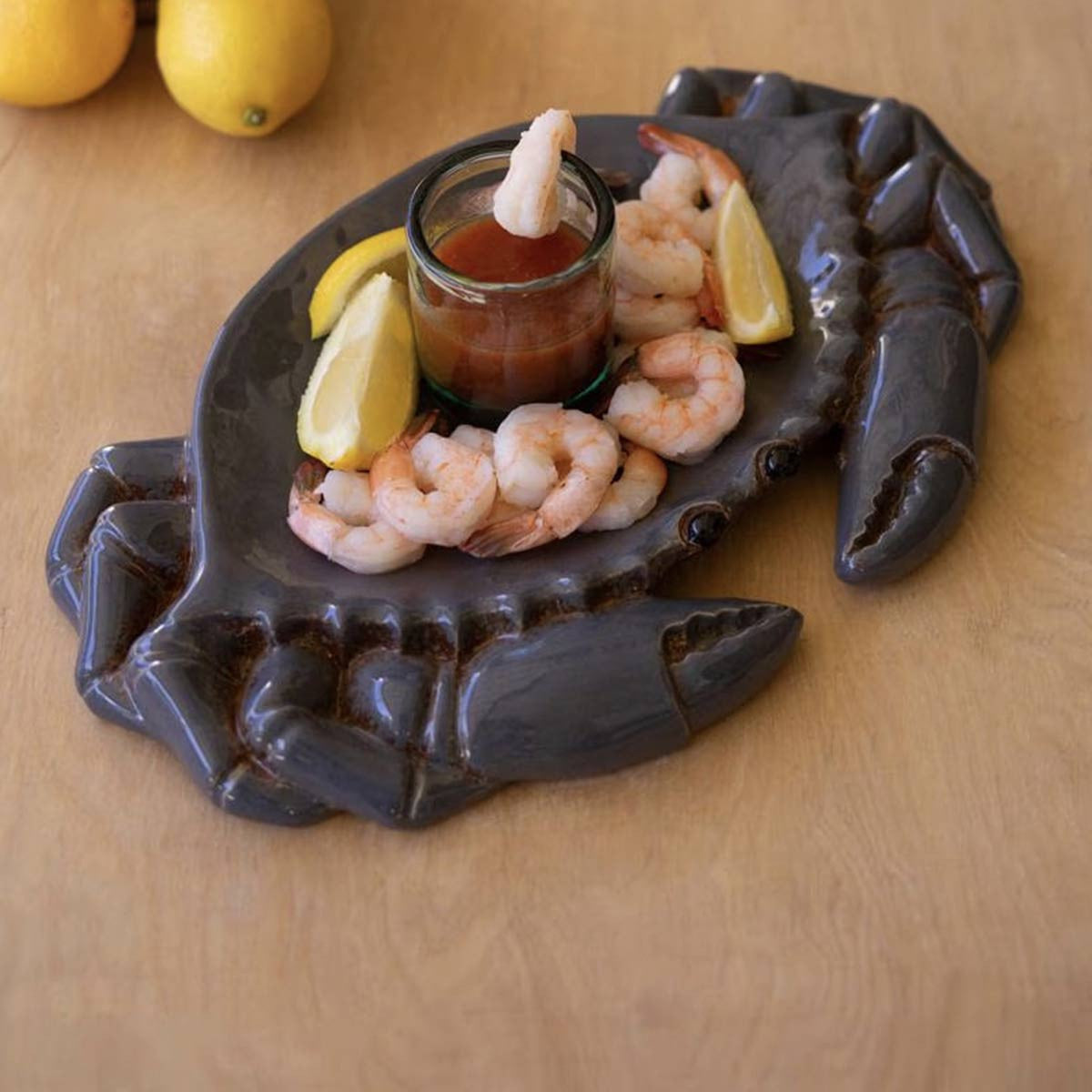 Blue Crab Ceramic Platter