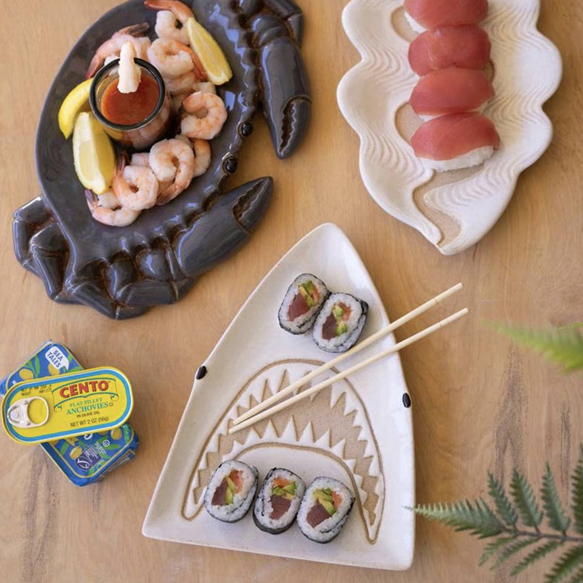 Blue Crab Ceramic Platter