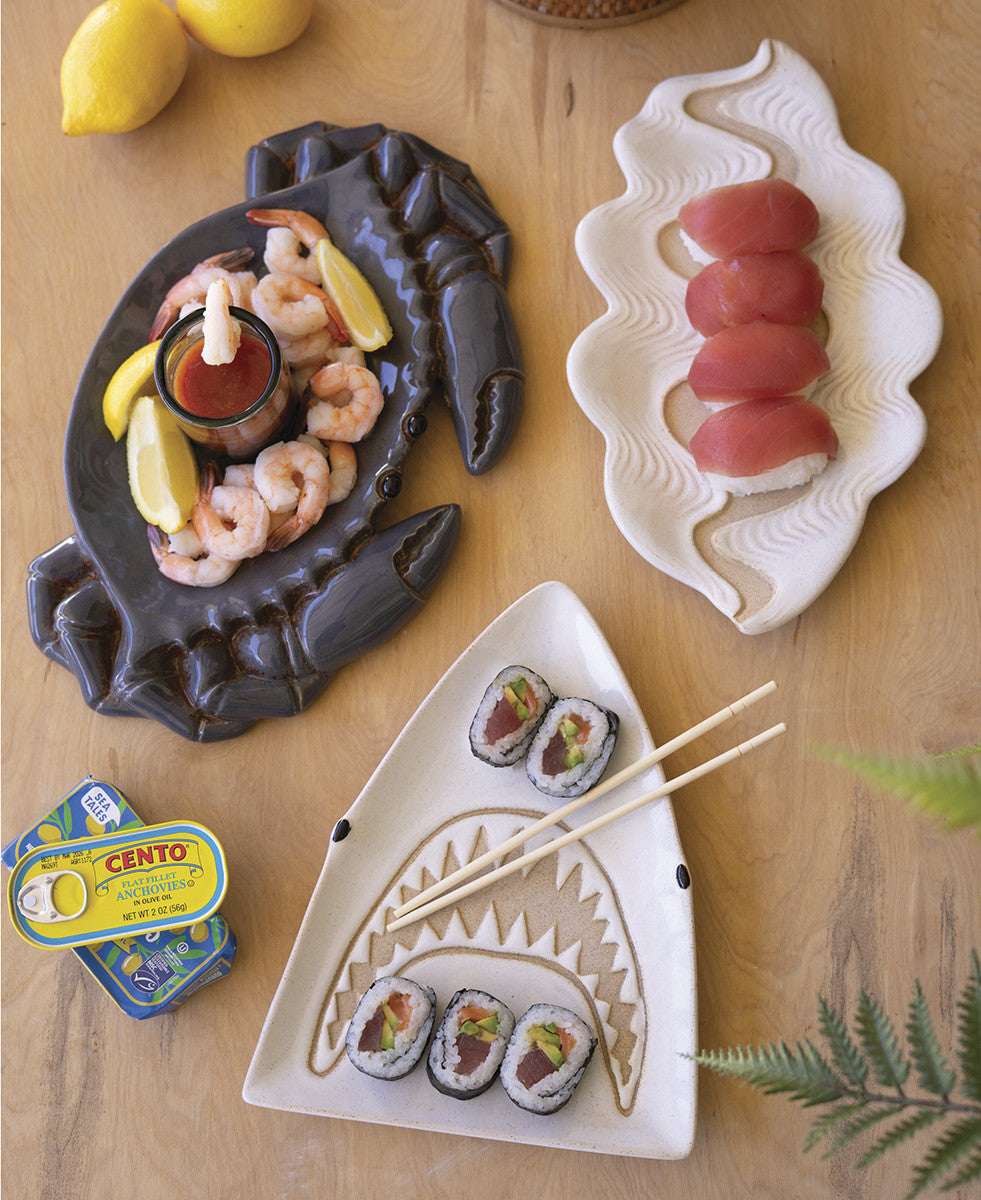 Shark Bite Ceramic Serving Platter