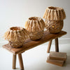 Island Seagrass Lanterns - Set of 3 - OVERSTOCK