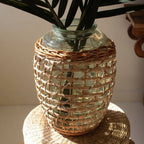 Tahitian Tides Glass Vase