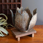 Tropical Palms Candleholder