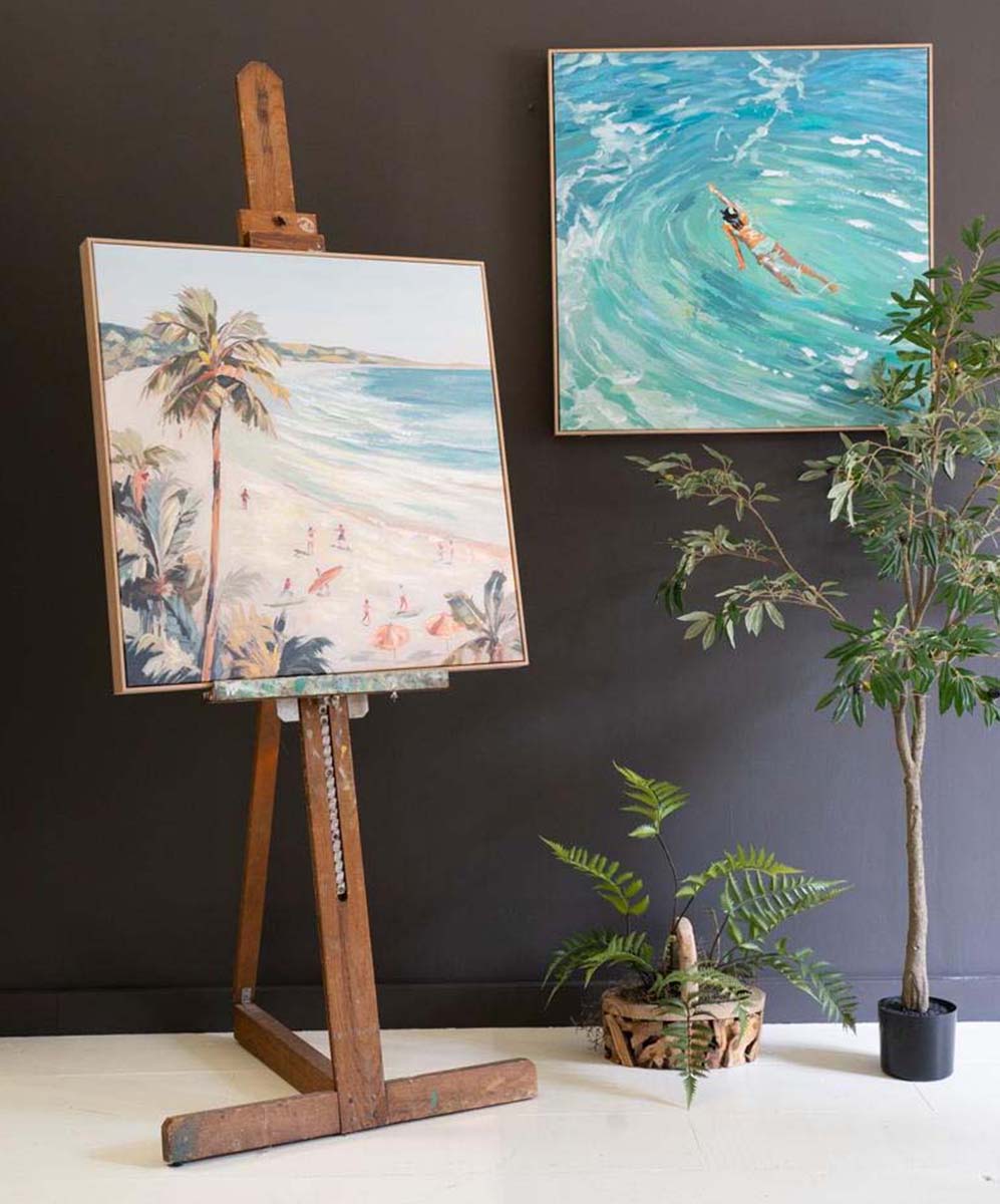 Wavy Days Framed Wall Art