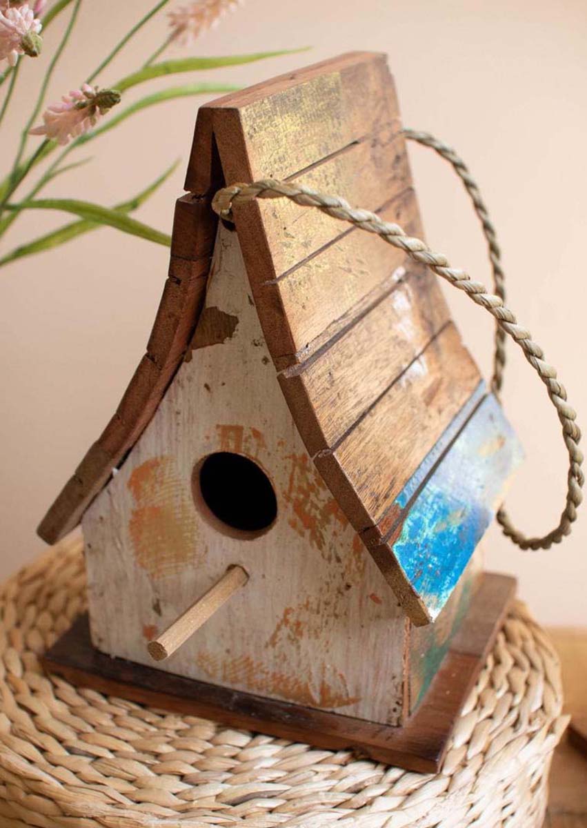 Portside Perch Teak Birdhouse