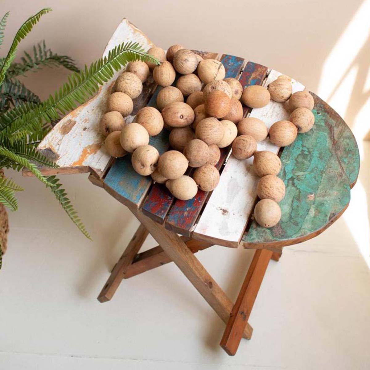 Fincredible Folding Teak Table