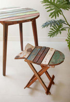 Fincredible Folding Teak Table