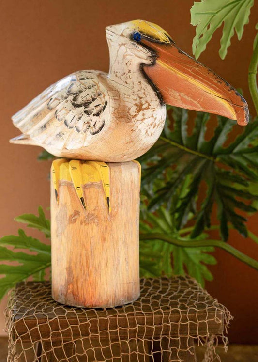 Bayou Birdie Wooden Sculpture