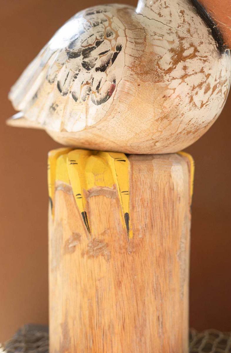 Bayou Birdie Wooden Sculpture