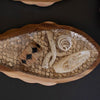 Carved Teak & Capiz Shell Trays - Set of 2 - OUT OF STOCK UNTIL 08/05/2026