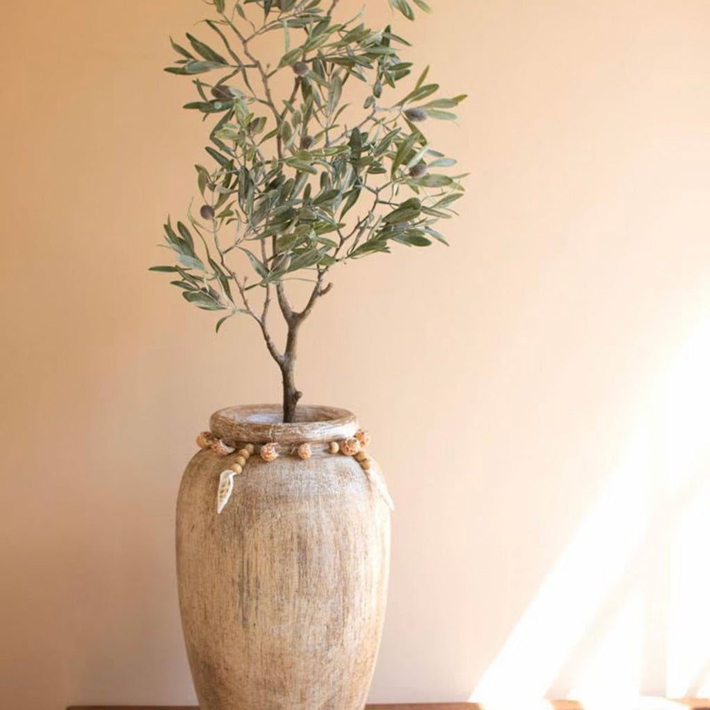 Maribel Wooden Vase