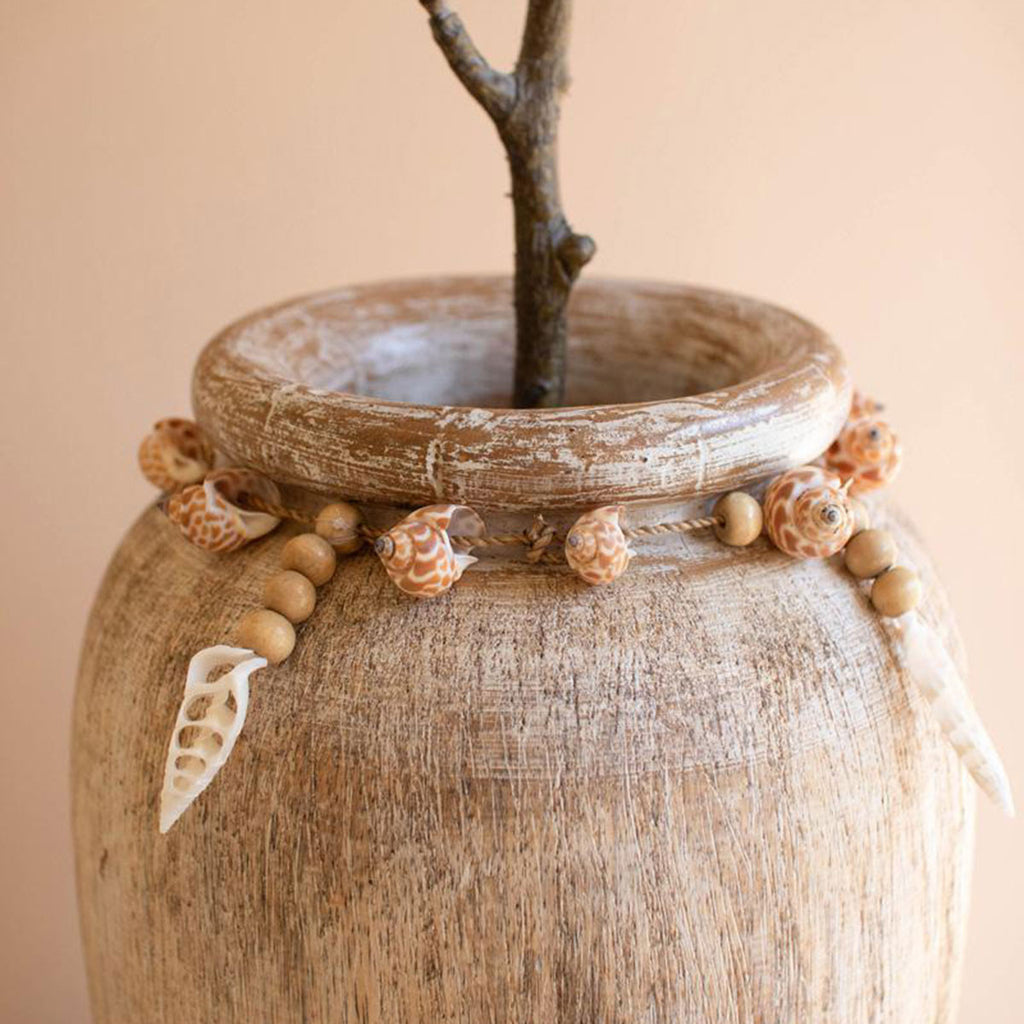 Maribel Wooden Vase
