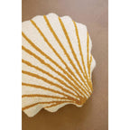 Sea Scallop Hooked Wool Pillow