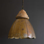 Golden Flower Pendant Light - 20 Inch