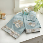 Tranquil Sea Fingertip Towel - Mineral
