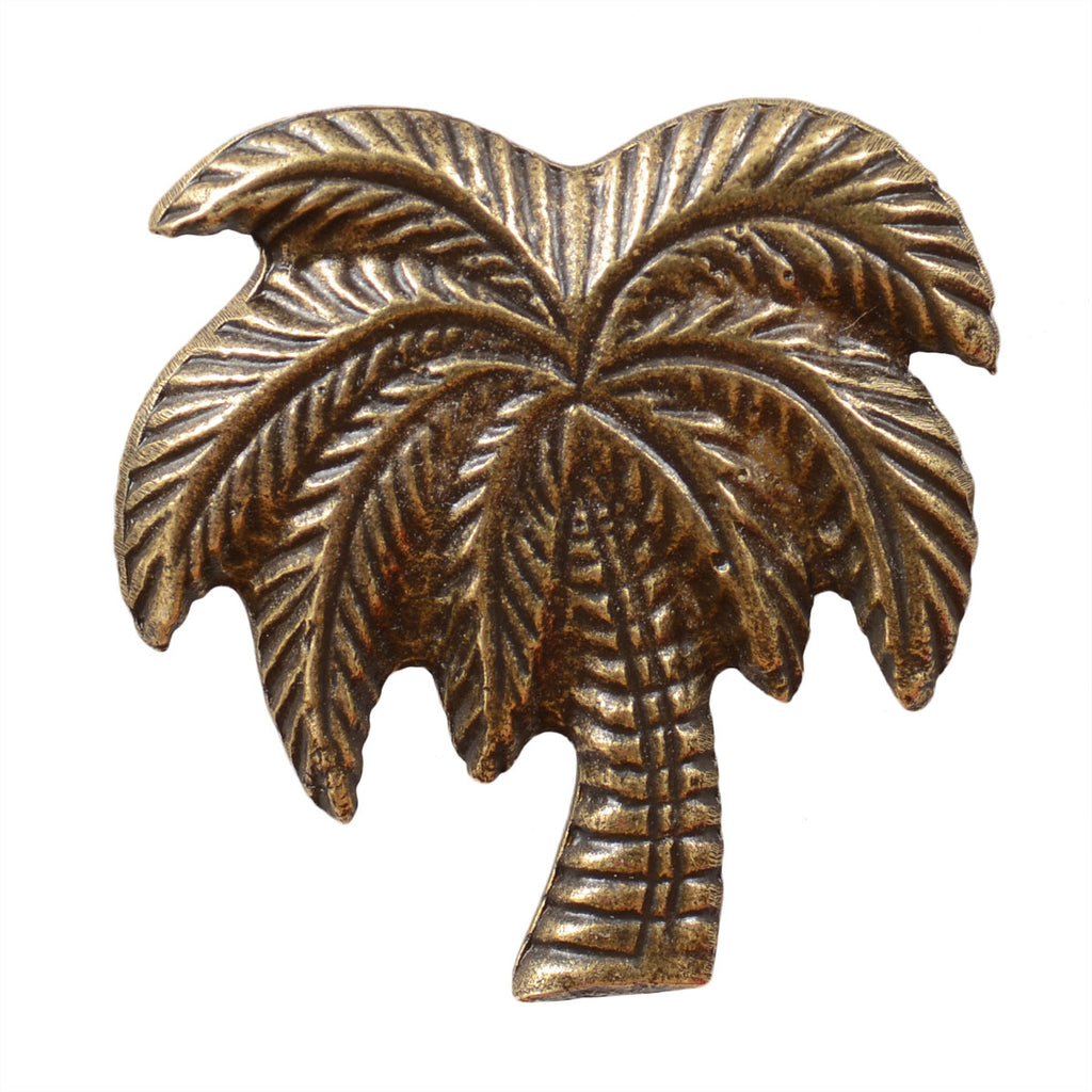 Large Palm Tree Cabinet Pulls - Set of 2