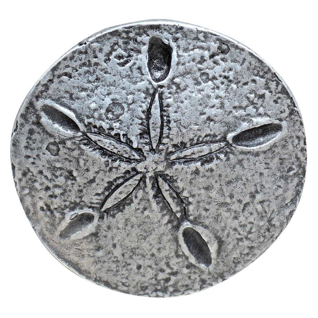 Sand Dollar Round Cabinet Knobs - Set of 2