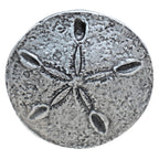 Sand Dollar Round Cabinet Knobs - Set of 2