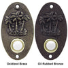 Palm Island Oval Doorbell