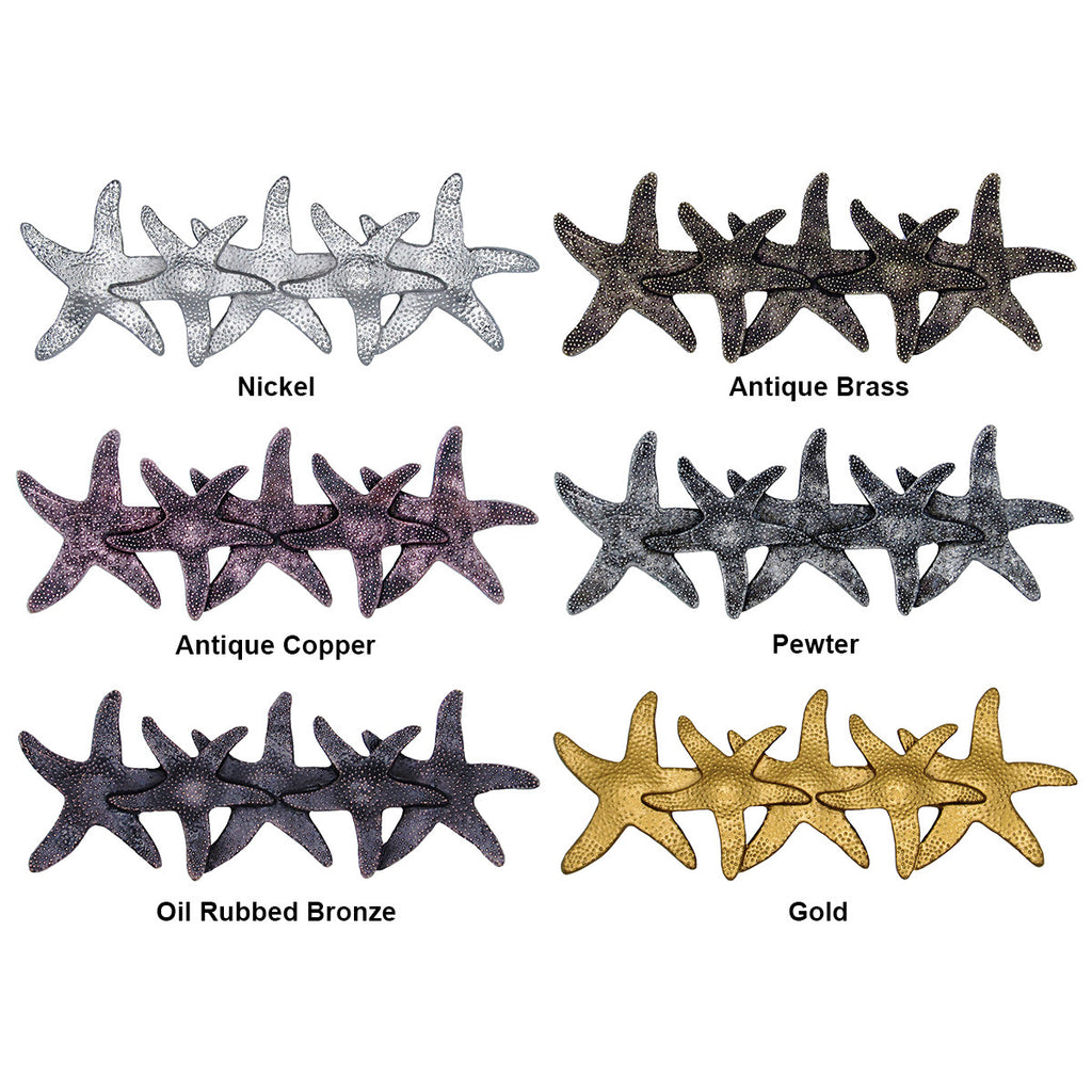 Starfish Queue Cabinet Pulls - Set of 2