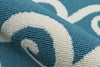 Sea Serenity Blue Indoor/Outdoor Rug - 5 x 8