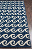 Sea Serenity Navy Indoor/Outdoor Rug - 4 x 6