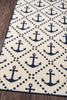 Anchors Away Ivory Indoor/Outdoor Rug - 2 x 4
