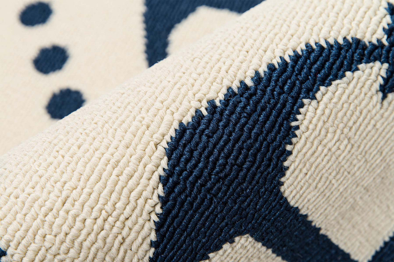 Anchors Away Ivory Indoor/Outdoor Rug - 2 x 4