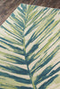 Aqua Breeze Palm Indoor/Outdoor Rug - 2 x 4