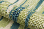 Aqua Breeze Palm Indoor/Outdoor Rug - 2 x 8