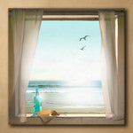 Message in a Bottle Personalized Stretched Canvas Art - Small