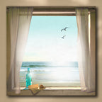Message in a Bottle Personalized Stretched Canvas Art - XL