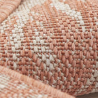Coral Summer Palm Indoor/Outdoor Rug - 3 x 8